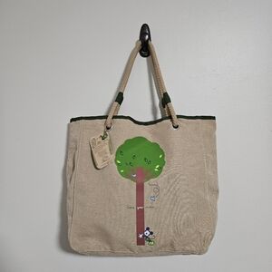 Disney Store Mickey Mouse LARGE Tote Bag EARTH DAY 2009 Recycled Materials